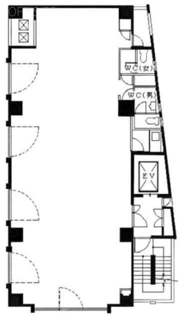 市谷東ビル6F 間取り図