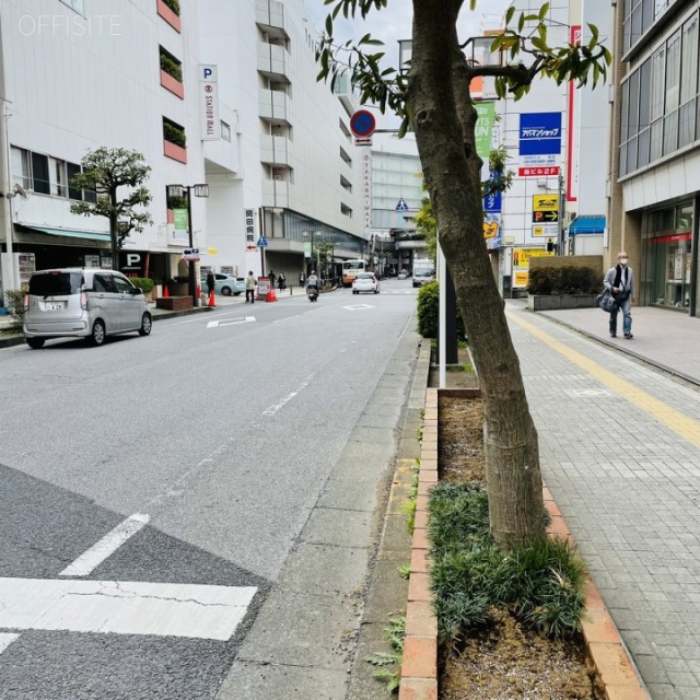 柏第一生命ビル ビル前面道路