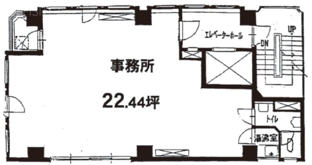 馬場ビル5F 間取り図