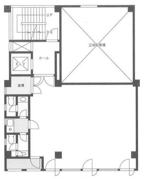 銀座清和ビル3F 間取り図