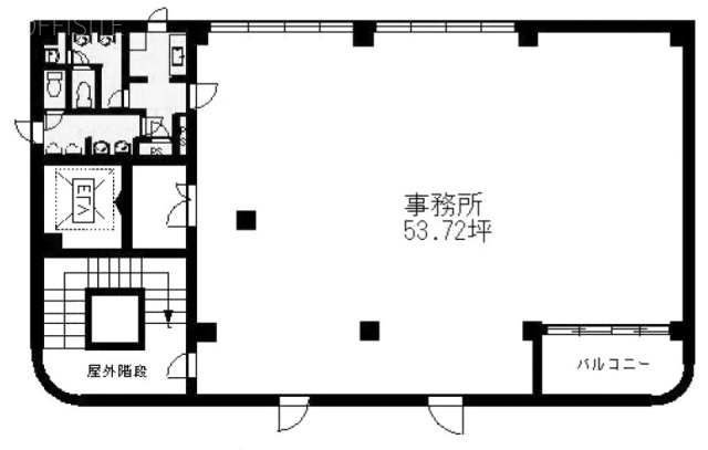 蒲燃第3ビル3F 間取り図