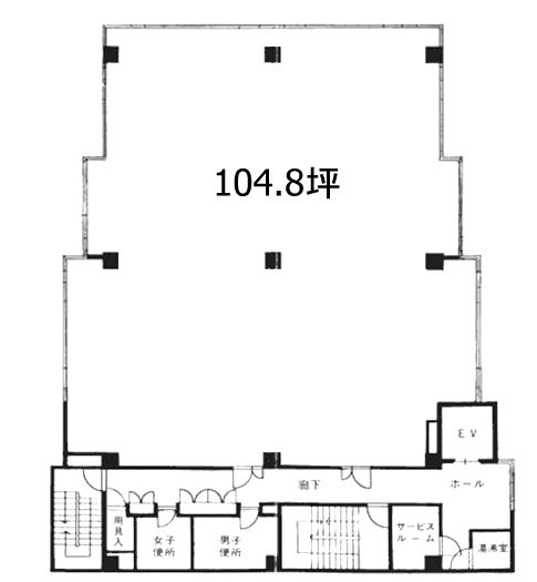 ヤダビルB 間取り図