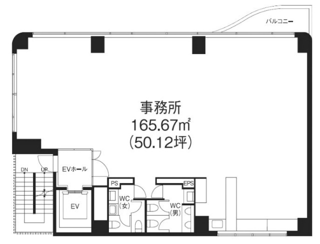 スプラウト日本橋浜町2F 間取り図