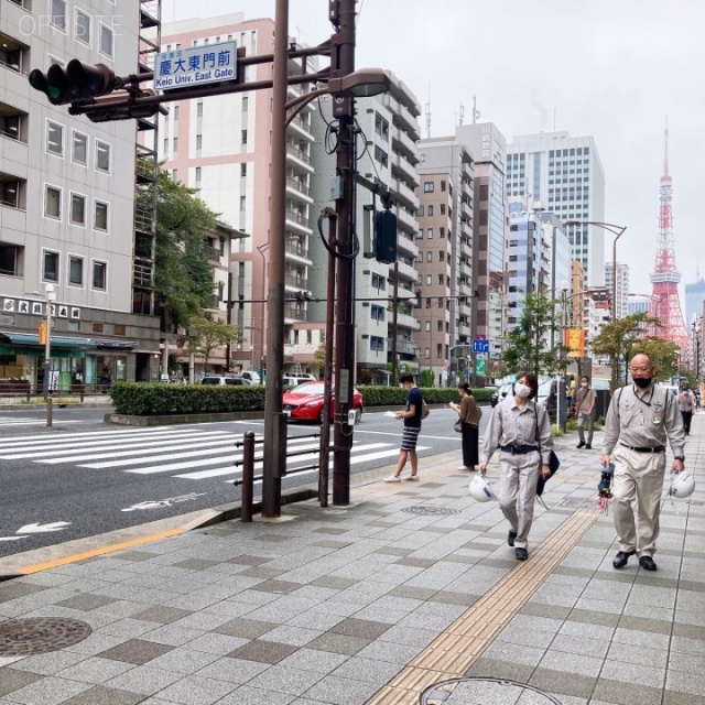 MAビル芝Ⅲ ビル前面道路