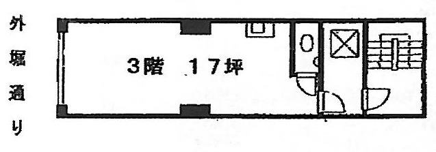 丹波屋ビル3F 間取り図