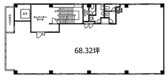 渡辺ビル5F 間取り図