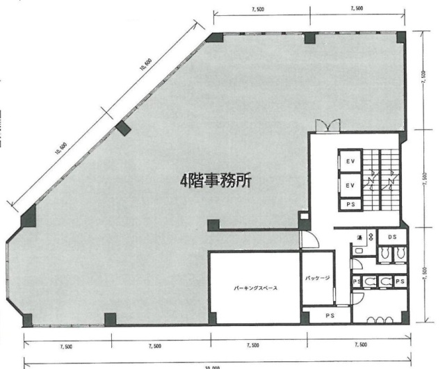 オークラヤビル4F 間取り図