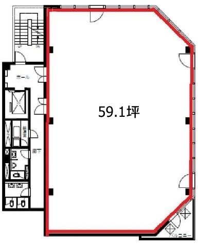 モリタビル浅草橋7F 間取り図