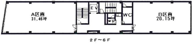 シンテイ大宮ビルA 間取り図