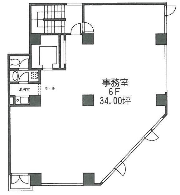 吉岡ビル1F 間取り図