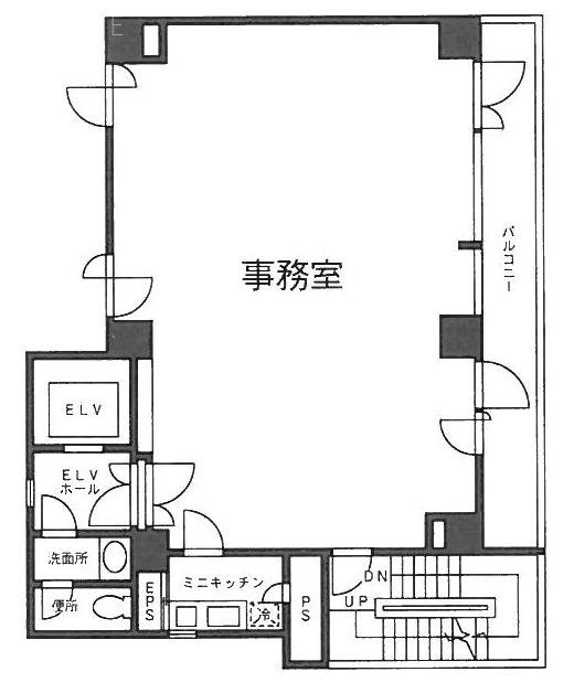 タムラビル2F 間取り図