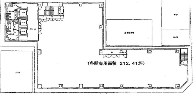 RBM築地ビル6F 間取り図