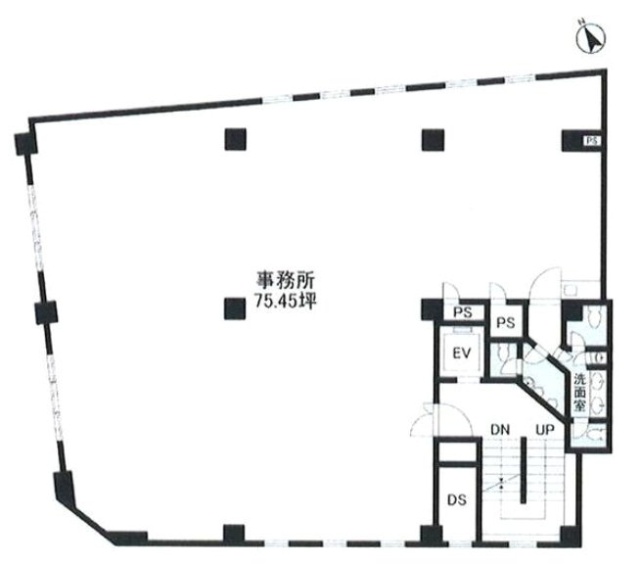 渋谷協栄ビルB2F 間取り図