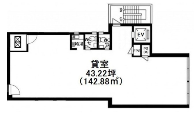 笠原ビル7F 間取り図