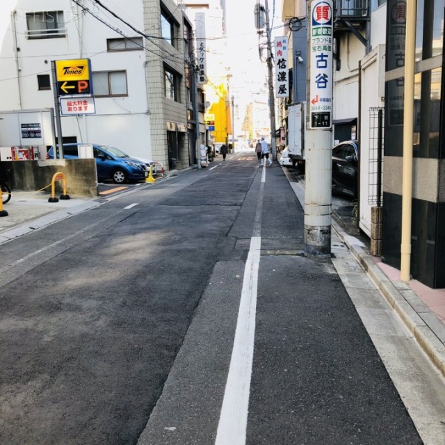 ドメイン入谷ステーションプラザ ビル前面道路