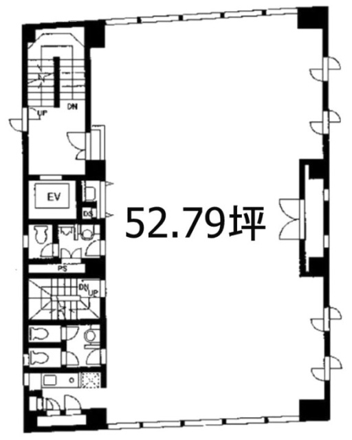 渡辺商事赤坂ビル1F 間取り図