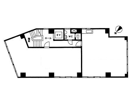 西勢ビルB1F 間取り図