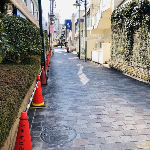 ネオプラザ自由が丘 ビル前面道路