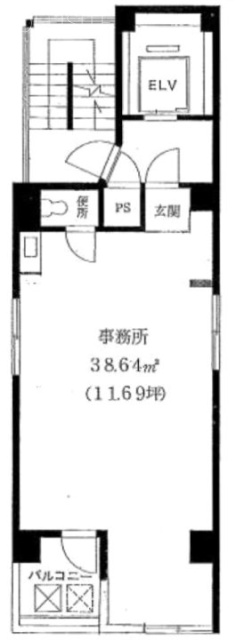 大藤ビル6F 間取り図