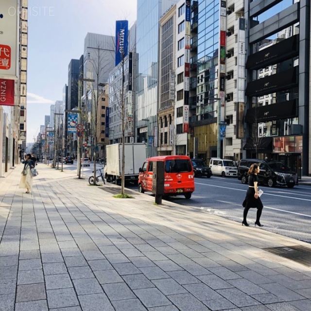 清光堂ビル ビル前面道路