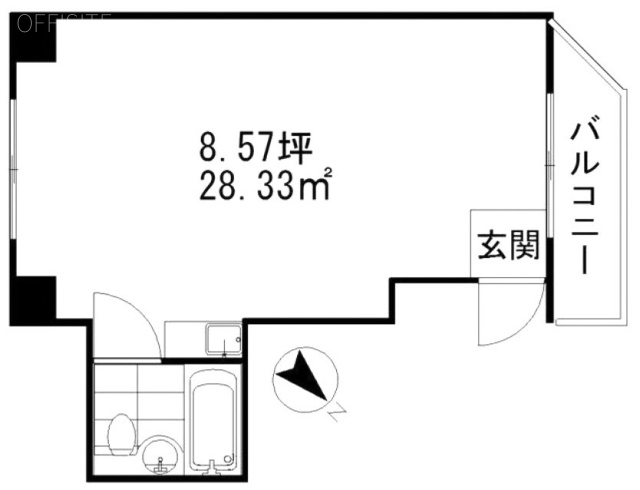STAY’M代々木公園2F 間取り図