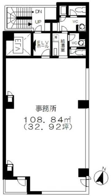 信州会ビル6F 間取り図