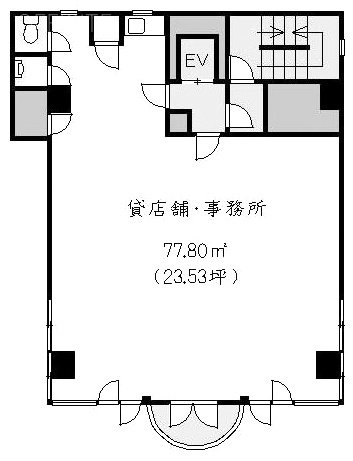 富士第1ビル3F 間取り図