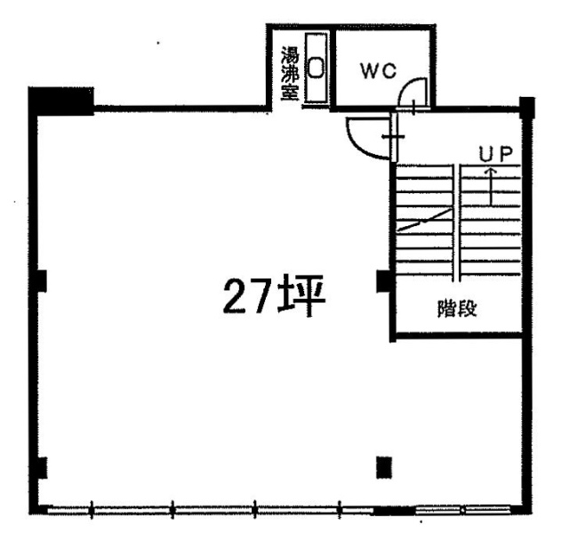 高徳ビル2F 間取り図