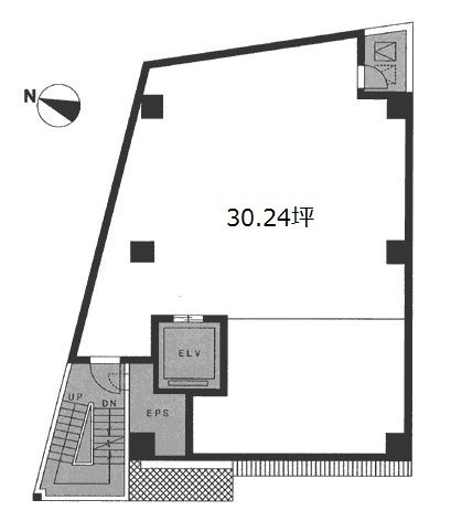 目黒駅前山田ビル8F 間取り図
