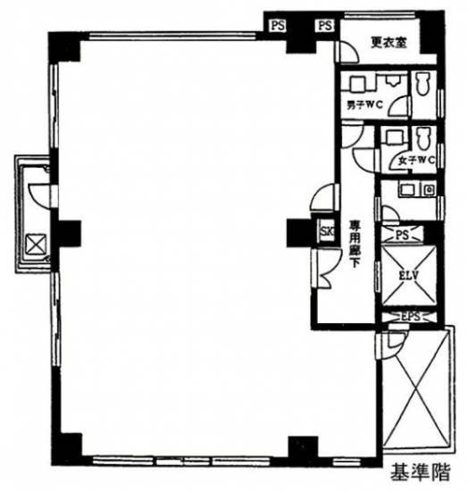 豊前屋ビル3F 間取り図