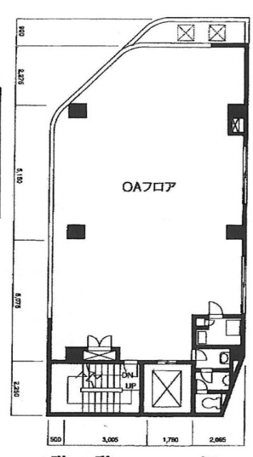 伊皿子二番館5F 間取り図