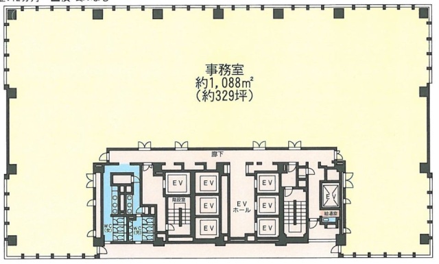 TIXTOWER UENOビル5F 間取り図