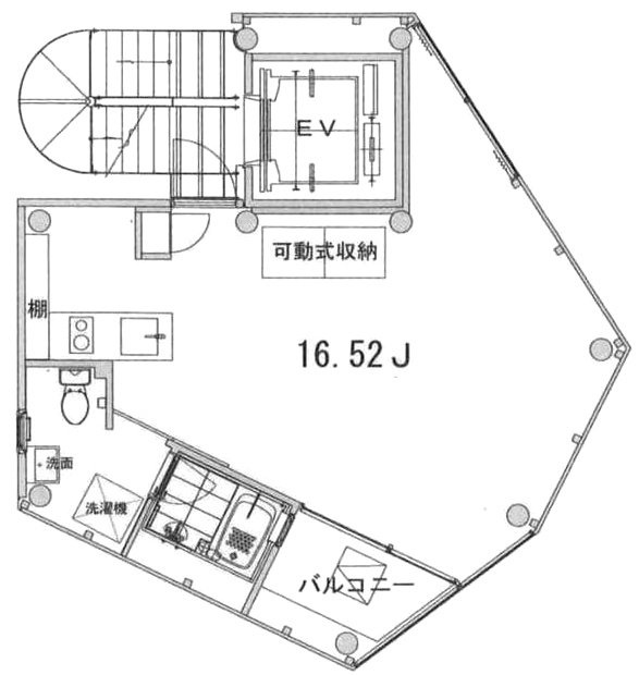 FLEG東麻布301 間取り図