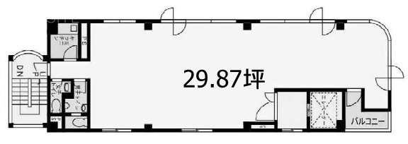 アーク神保町ビル2F 間取り図