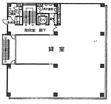 ふくせい1ビル3F 間取り図