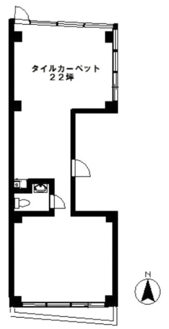 有明家ビル5F 間取り図
