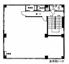 土井ビル6F 間取り図