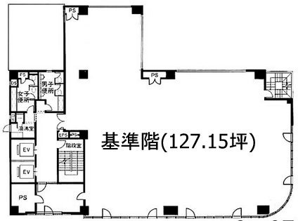 ユニゾ北上野二丁目ビル5F 間取り図