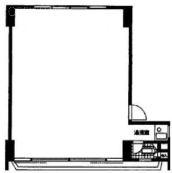 山茂登ビル2F 間取り図