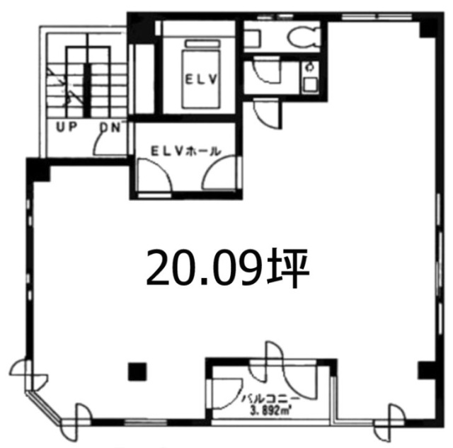 十字ビル5F 間取り図