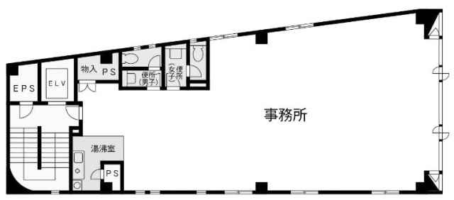 東洋時計北口ビル5F 間取り図