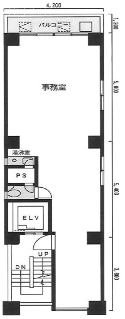 第一直樹ビル4F 間取り図