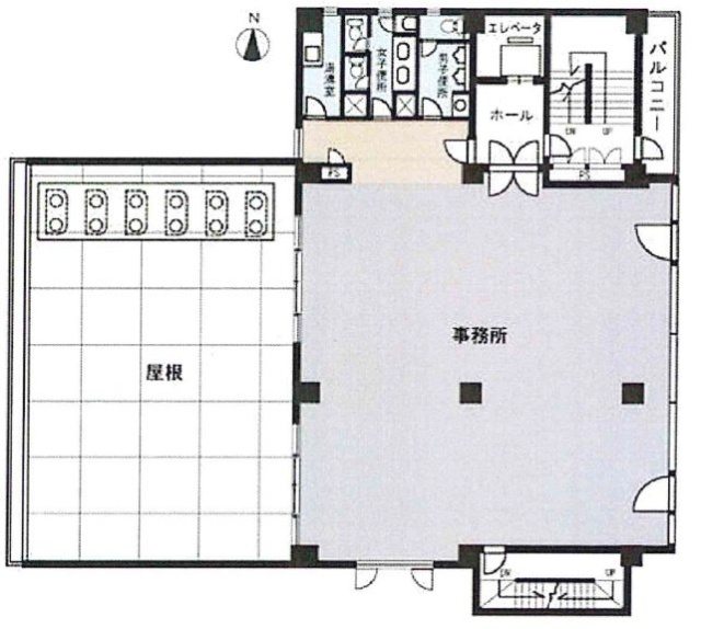 コープビル柏4F 間取り図