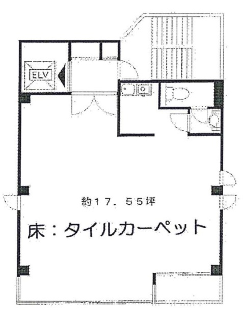 平陽ビル3F 間取り図