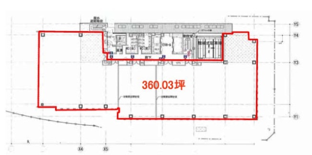 KDX武蔵小杉ビル902 間取り図