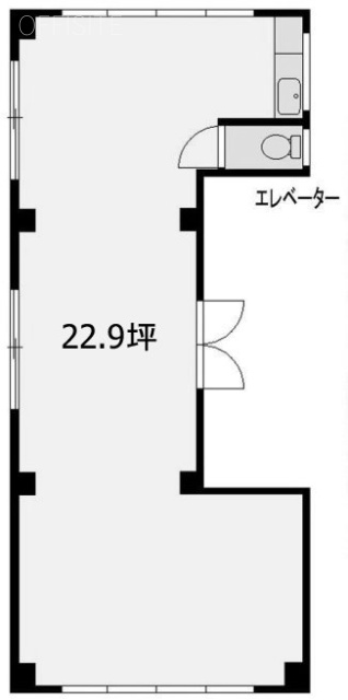 国際ビル5F 間取り図
