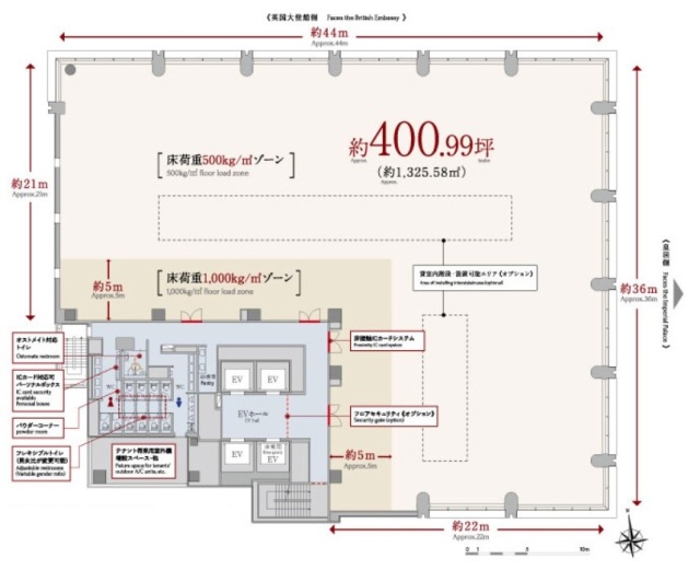 住友不動産ふくおか半蔵門ビル3F 間取り図