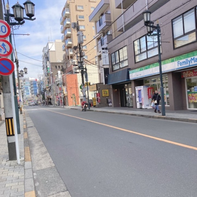 グリーンビル国立 前面道路