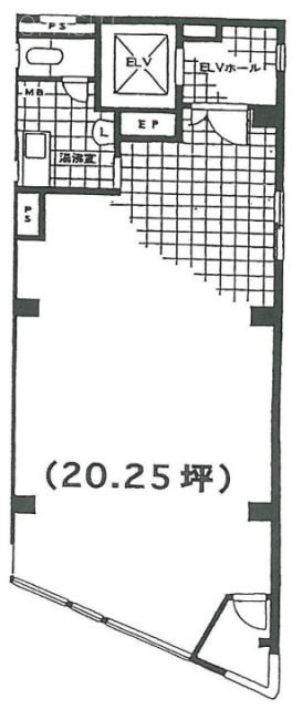 都里一(トリイチ)ビル7F 間取り図