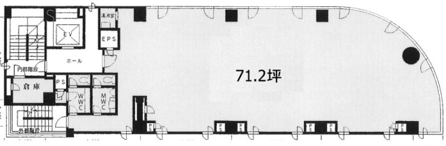 HAKUWAビル5F 間取り図